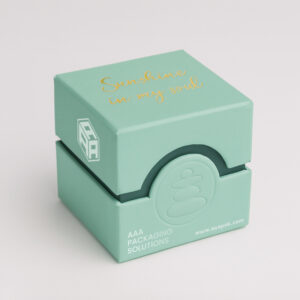Gold Foil Cannabis Box
