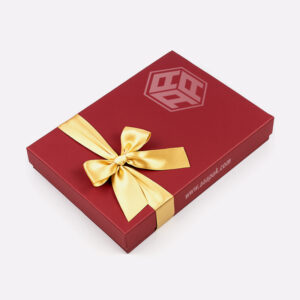 Wedding Lid-Off Box with Ribbon